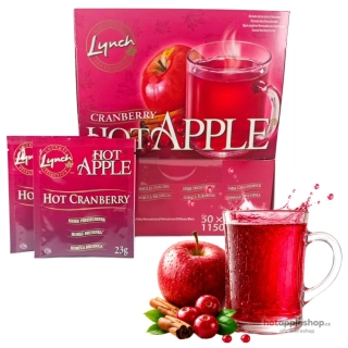 Hot Apple - Horká brusinka 50x sáček 23g